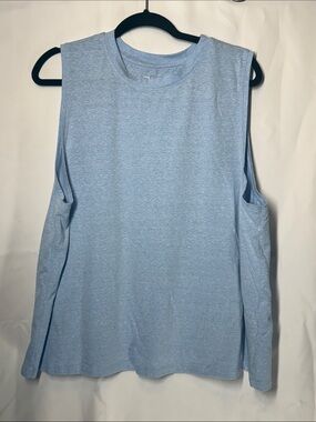 Joe Fresh Active Light Blue Sleeveless Tank Top